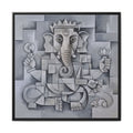 Framed Canvas Art Print of a Modern Ganesh